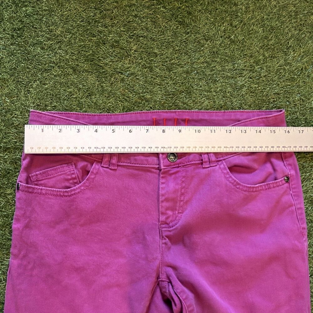Elle pink jeans women's sz 8 Paris New York Tokyo Pants - Picture 4 of 10
